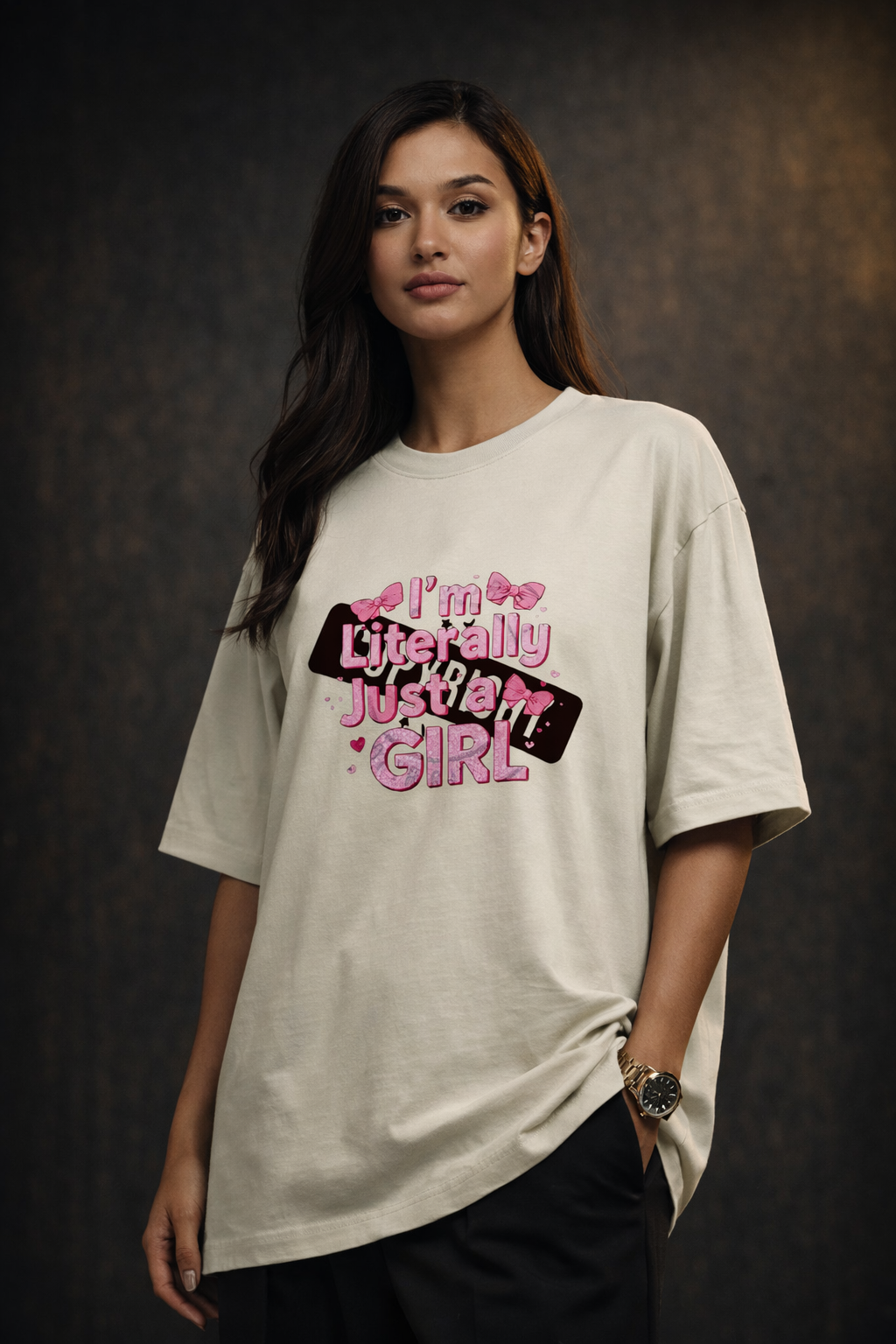 Girls Oversized Classic T-Shirt