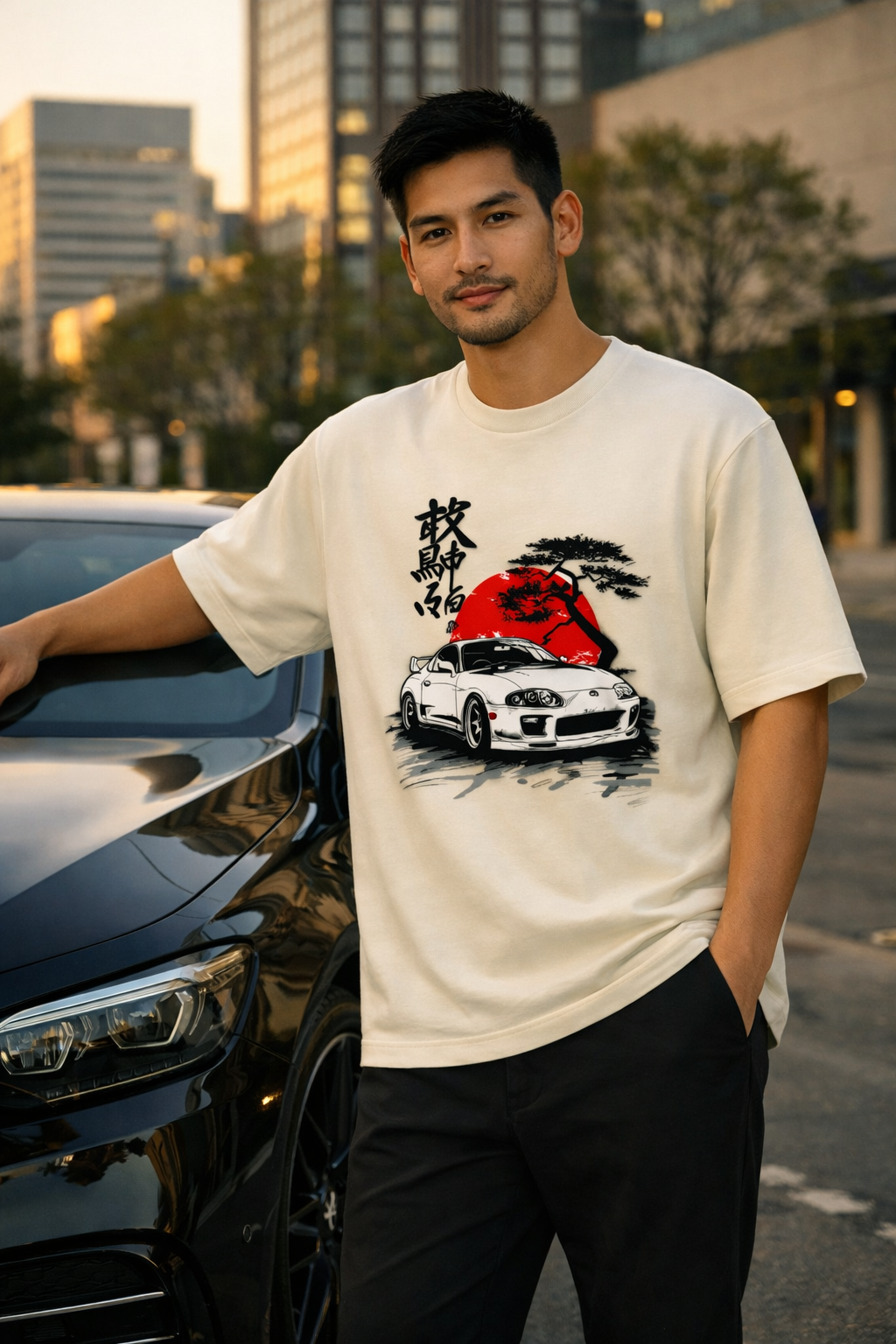 Unisex Supima T-Shirt                             Street race